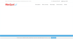 Desktop Screenshot of neospot.pl